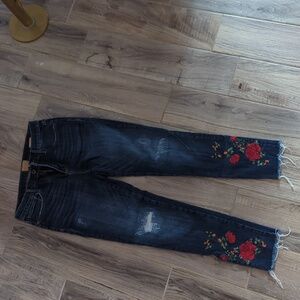 Driftwood Jackie Jeans embroidered
